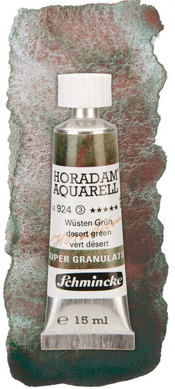 Schmincke Horadam Supergranulating Watercolor 15ml Tube Desert Green
