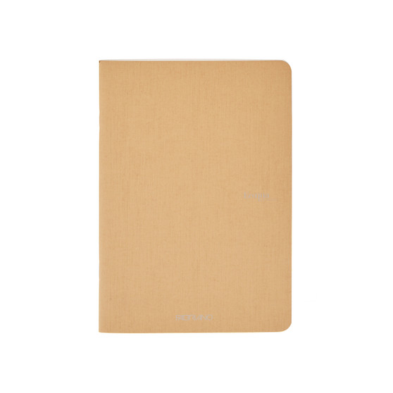 Fabriano Ecoqua Original Staple-Bound Notebook A4 Dot Beige
