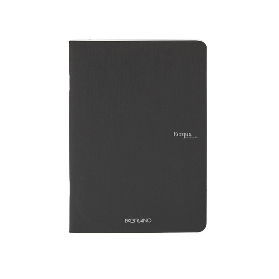 Fabriano Ecoqua Original Staple-Bound Notebook A4 Dot Black