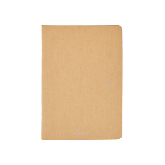 Fabriano Ecoqua Original Staple-Bound Notebook A4 Grid Beige