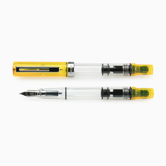 TWSBI ECO Fountain Pen Transparent Yellow Stub 1.1