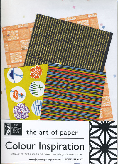 Japanese Paper Place Colour Inspiration Paper Pack Multi 6X8.5