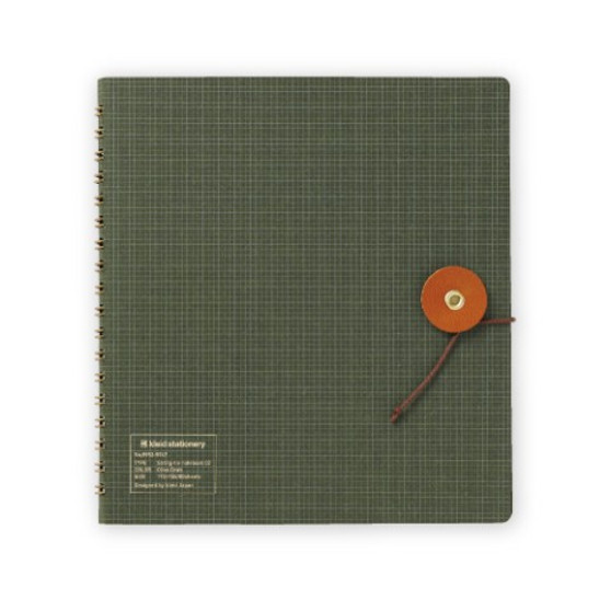 Kleid String Tie Notebook Olive Drab