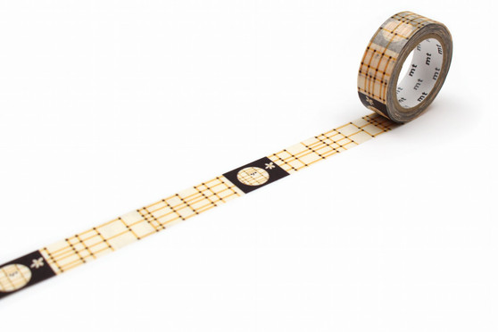 MT Washi Tape 15mm Olle Eksell Crossed Lines