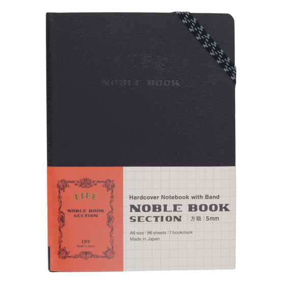 Life Stationery Noble Journal A5 6X8 Grid Orange