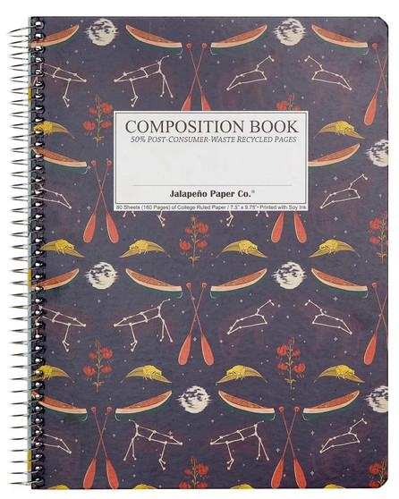 Michael Rogers Press Jalapeno Paper Co. Spiral Bound Ruled Notebook Big Bear