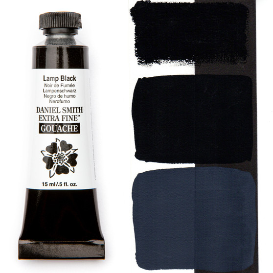 Daniel Smith Gouache 15ml Tube Lamp Black