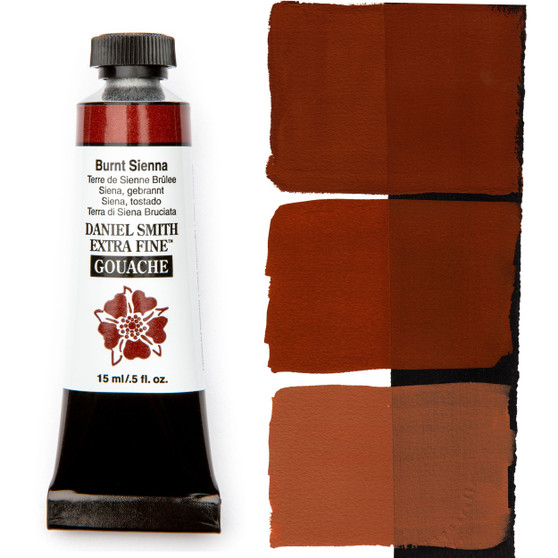 Daniel Smith Gouache 15ml Tube Burnt Sienna