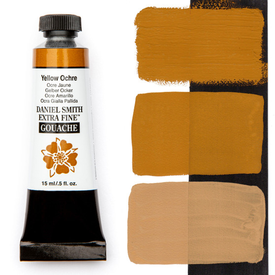 Daniel Smith Gouache 15ml Tube Yellow Ochre