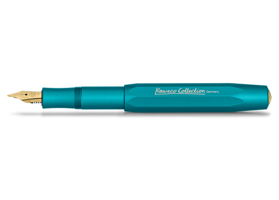 Kaweco Collection AL Sport Fountain Pen Iguana Blue B