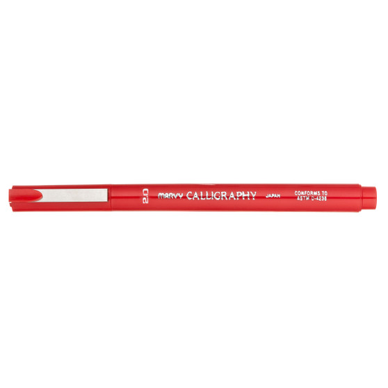 Uchida Marvy Calligraphy Pen 2.0mm Red