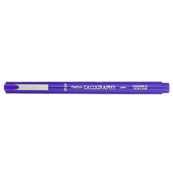 Uchida Marvy Calligraphy Pen 2.0mm Violet