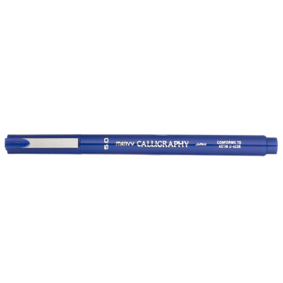 Uchida Marvy Calligraphy Pen 5.0mm Blue