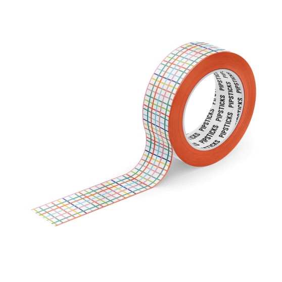 Pipsticks Washi Tape Rainbow Lattice