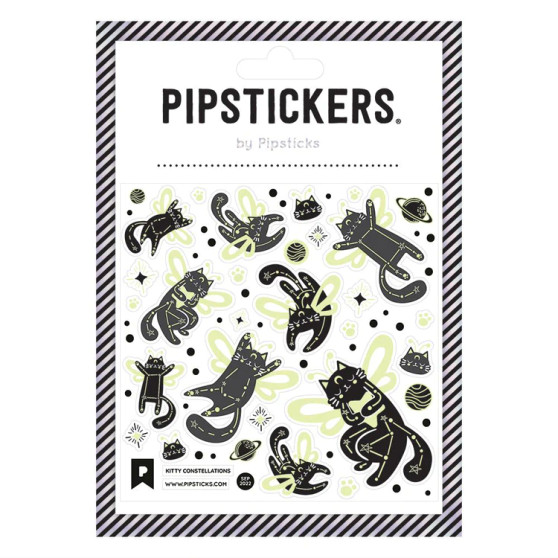 Pipsticks PipStickers Glow-in-the-Dark Kitty Constellations