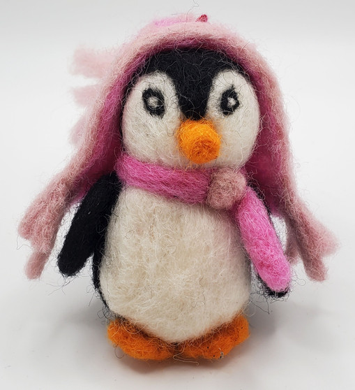 Aitoh Felted Figure Winter Penguins - Assorted