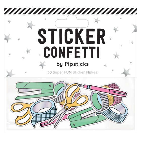 Pipsticks PipStickers Confetti Gettin' Crafty