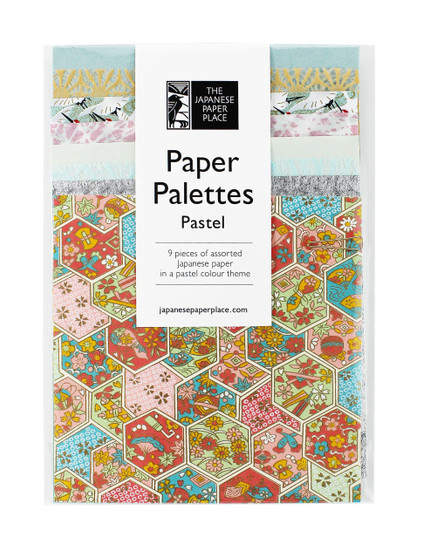 Japanese Paper Place Paper Palette Pastel