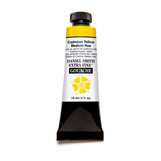 Daniel Smith Gouache 15ml Tube Cadmium Yellow Medium Hue