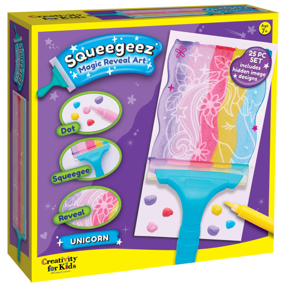 Faber-Castell Creativity for Kids Squeegeez Magic Reveal Art Unicorn