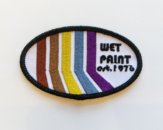 Wet Paint Embroidered Patch