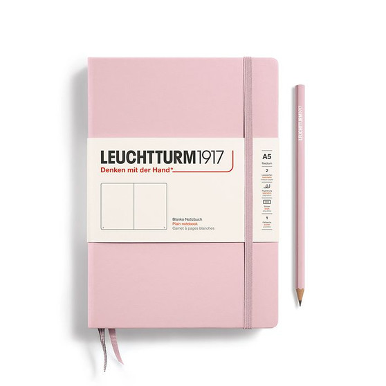 Leuchtturm 1917 Notebook Hardcover Medium (A5) Blank Powder