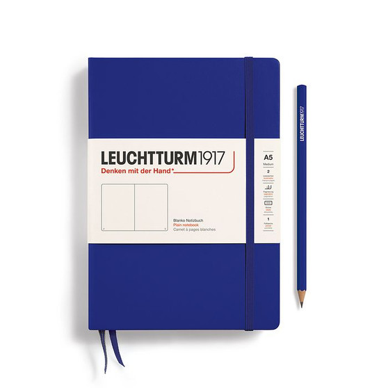 Leuchtturm 1917 Notebook Hardcover Medium (A5) Blank Ink