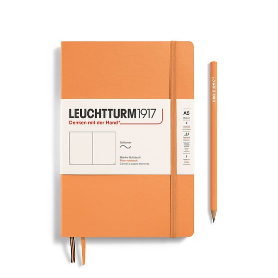 Leuchtturm 1917 Notebook Softcover Medium (A5) Blank Apricot