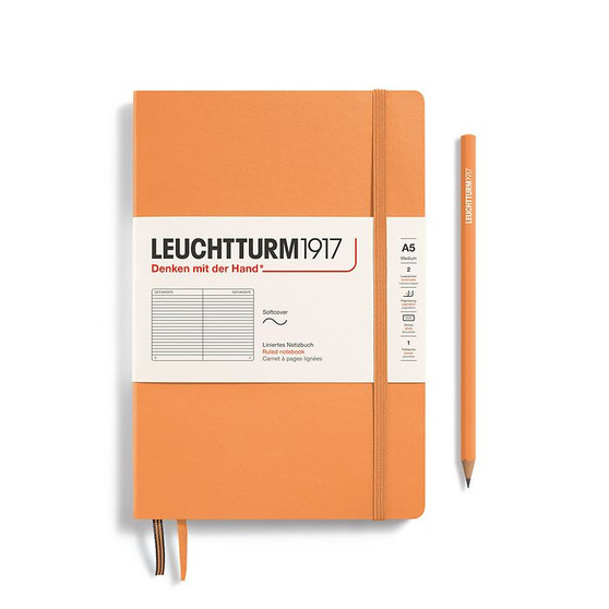 Leuchtturm 1917 Notebook Softcover Medium (A5) Ruled Apricot