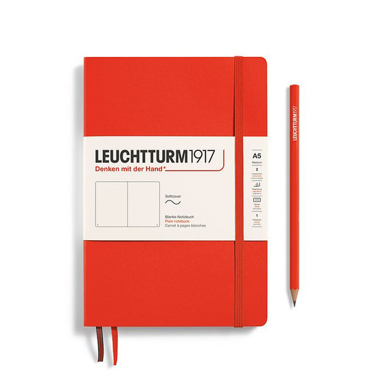 Leuchtturm 1917 Notebook Softcover Medium (A5) Blank Lobster