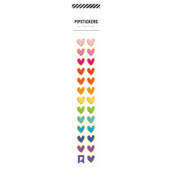 Pipsticks PipStickers Rainbow Heart Minis