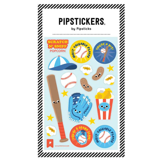 Pipsticks PipStickers Play Ball Scratch 'N Sniff