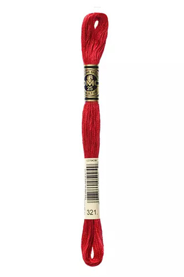 DMC Embroidery 6-Strand Floss Christmas Red