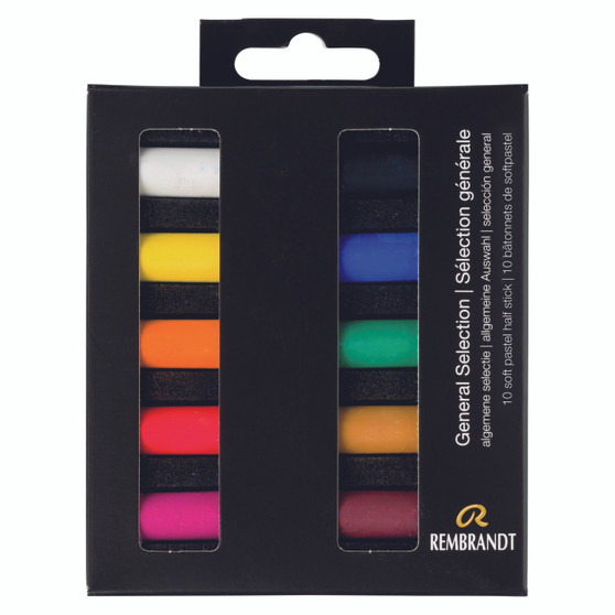 Rembrandt Soft Pastel Set 10 Half-Sticks General Colors