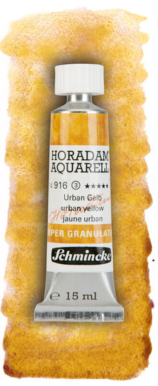 Schmincke Horadam Supergranulating Watercolor 15ml Tube Urban Yellow