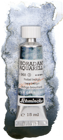 Schmincke Horadam Supergranulating Watercolor 15ml Tube Haze Indigo