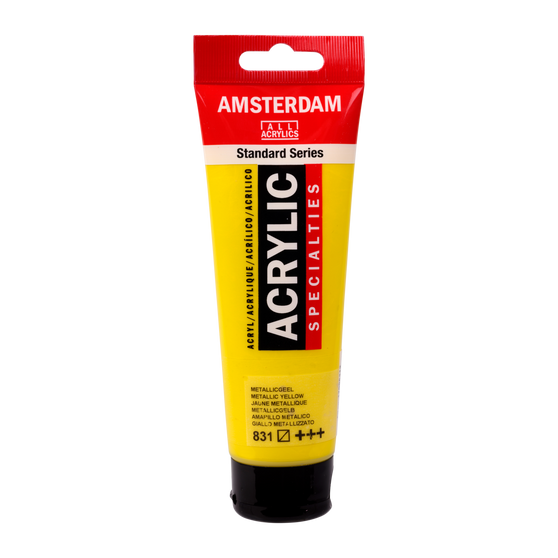 Amsterdam Acrylic 120ml Tube Metallic Yellow
