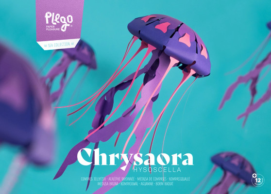 Plego 3D Paper Figure Jellyfish