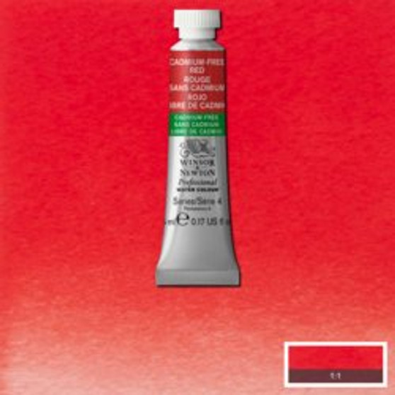 Winsor & Newton Professional Watercolour 5ml Cadmium-Free Red