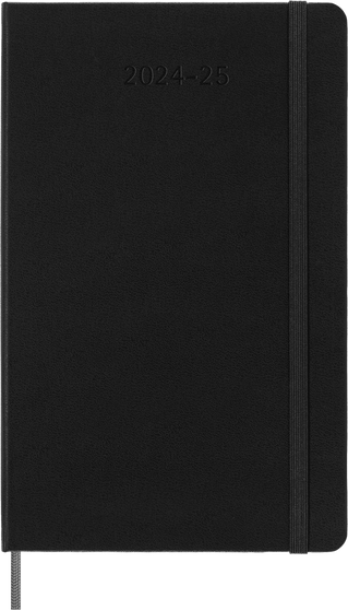 Moleskine 2024/25 18-Month Planner Daily Large Hard Cover Black