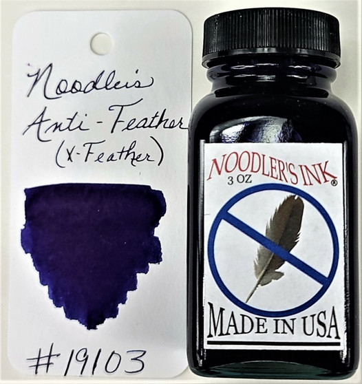 Noodler's Fountain Pen Ink 3oz Anti-Feather (X-Feather) Blue