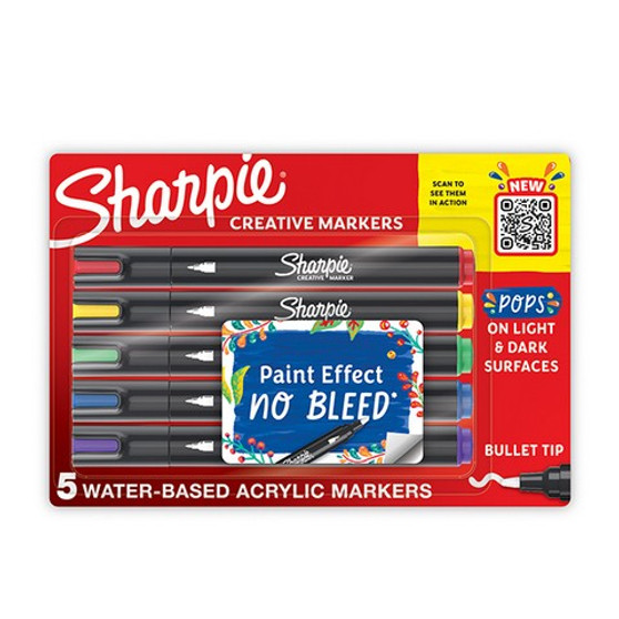 Sharpie Creative Bullet Tip Marker Set 5 Pack