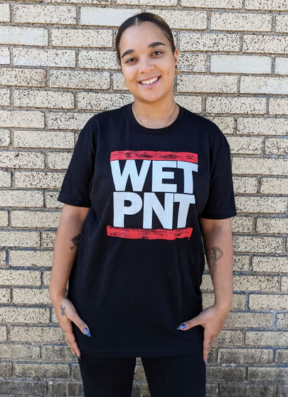 Wet Paint Limited Edition Hip Hop Black T-Shirt