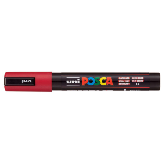 POSCA Paint Marker PC-5M Medium Dark Red