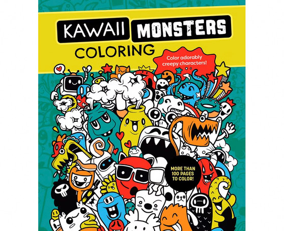 Kawaii Monsters Coloring Book