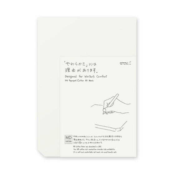 Midori MD Paper Pad Cotton A5 Blank