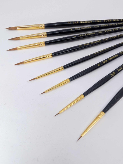 Jack Richeson Vintage Red Sable Watercolor Brush Set