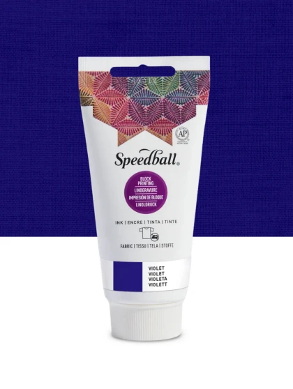 Speedball Fabric Block Printing Ink 2.5oz Violet