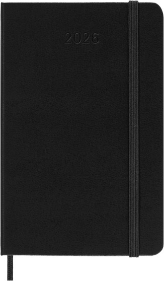 Moleskine Planner 2026 12 Month Weekly Pocket Hard Cover Black Moleskine Planner 2026 12 Month Weekly Pocket Hard Cover Black
