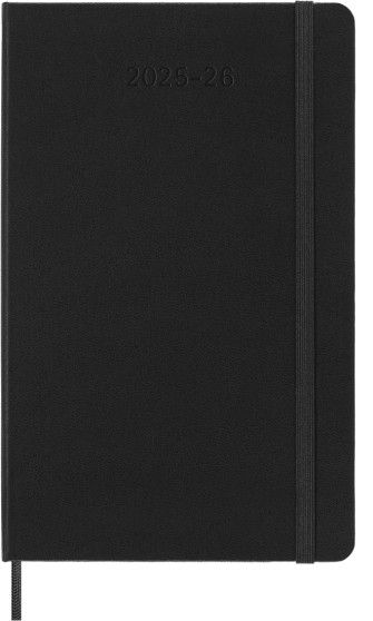 Moleskine 25/26 18-Month Weekly Planner Hard Cover Black